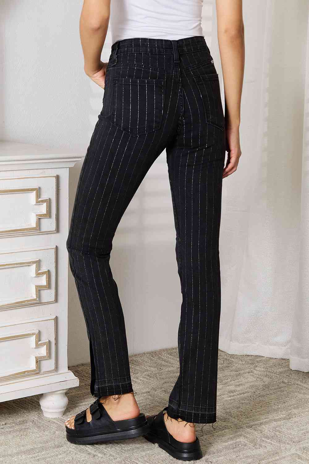 Kancan Striped Pants with Pockets